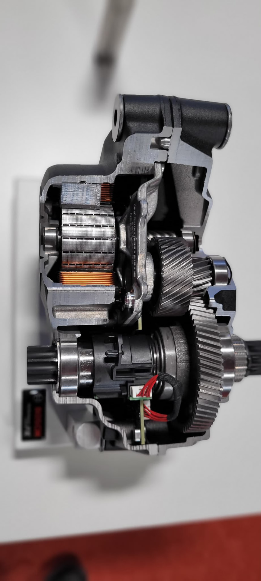 Schnittmodell eines eBike-Nabenmotors von Shimano